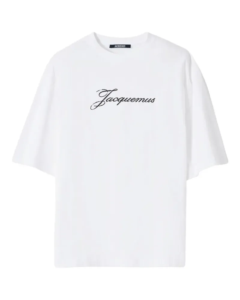 Jacquemus logo-print T-shirt - Weiß Weiß