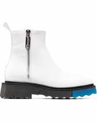 OFF-WHITE Stiefel mit Kontrasteinsatz Weiß