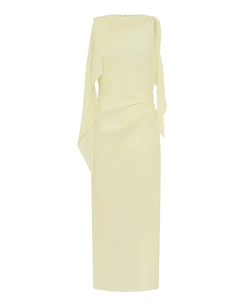 Anna Quan Elissa draped maxi dress - Gelb Gelb