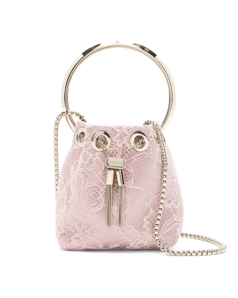 Jimmy Choo Micro Bon Bon Beuteltasche - Rosa Rosa