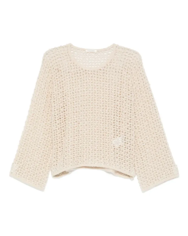 By Malene Birger Verzierter Amil Pullover - Nude Nude