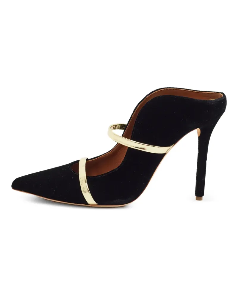 Malone Souliers Maureen Pumps aus Samt - Schwarz Schwarz