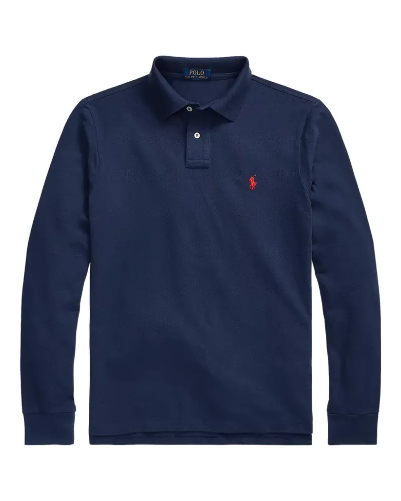 Ralph Lauren Langärmeliges Poloshirt - Blau Blau