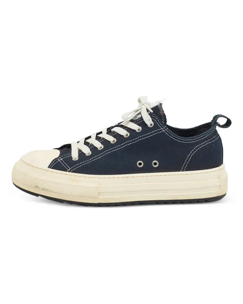 Dsquared2 Berlin canvas lace-up sneakers - Blau Blau