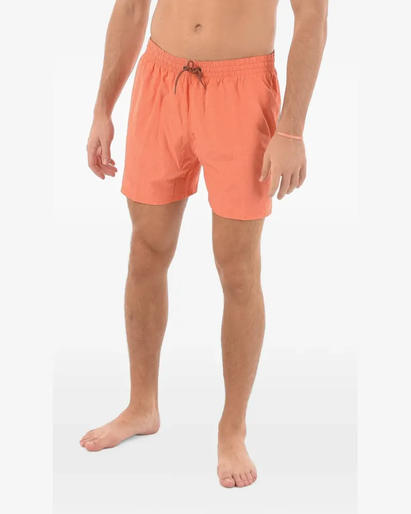 Nike Badeshorts mit Logo-Print - Orange Orange