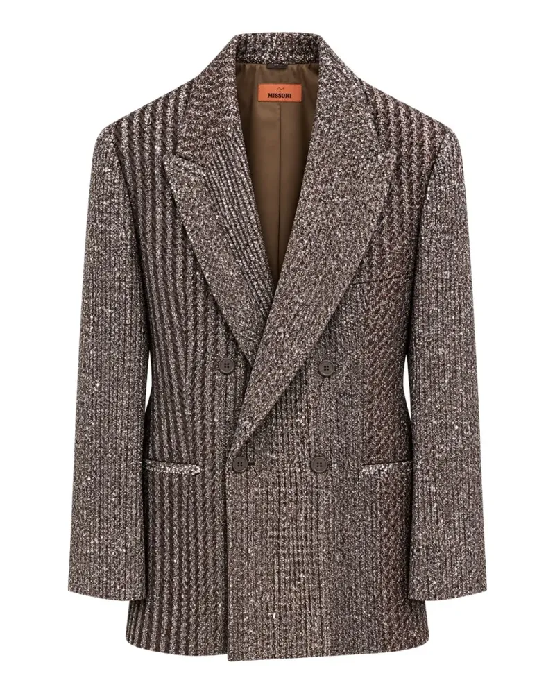 Missoni double-breasted blazer - Braun Braun
