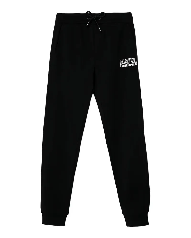 Karl Lagerfeld logo trousers - Schwarz Schwarz