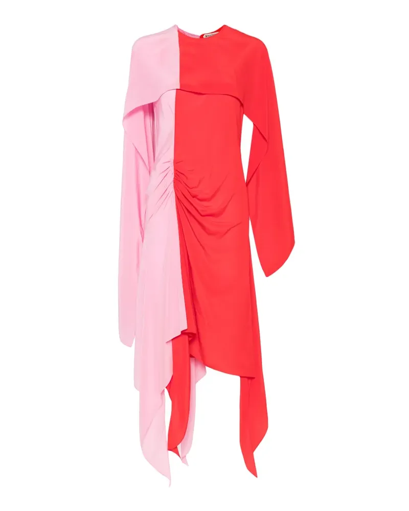 J.W.Anderson Cape maxi dress - Rot Rot