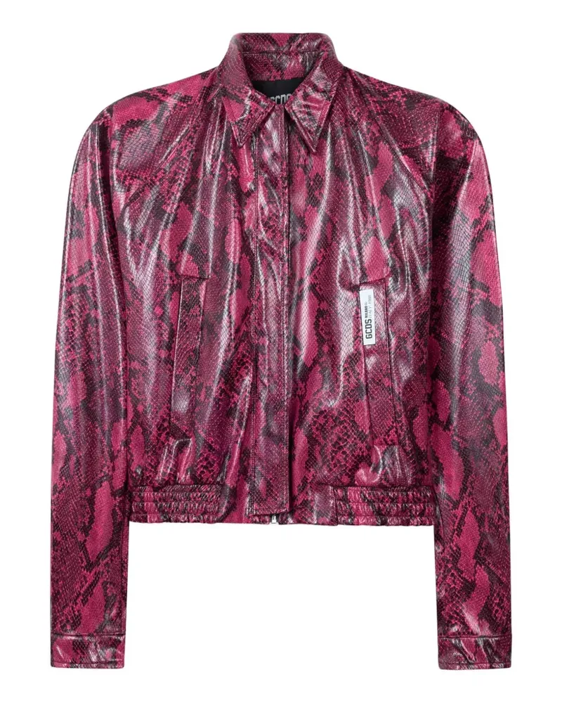 GCDS python-effect jacket - Rosa Rosa