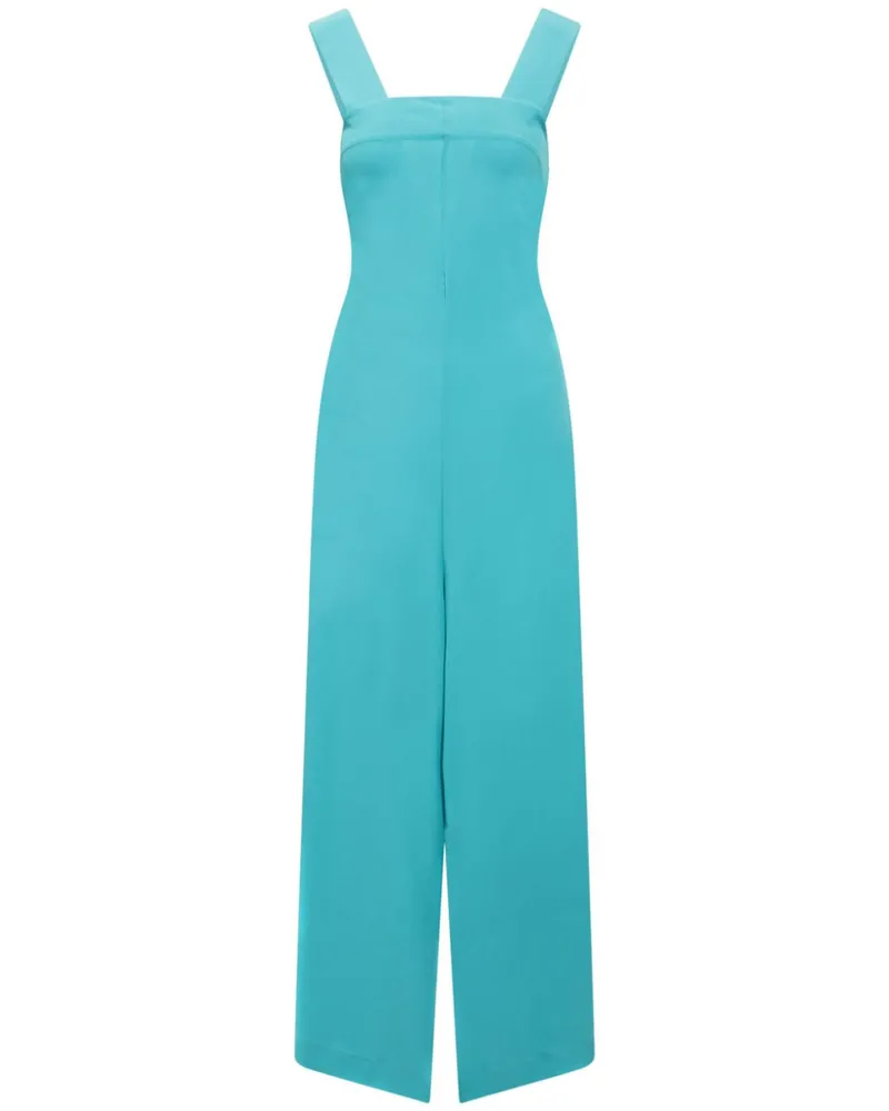 Semicouture Tuta Blanche Kleid - Blau Blau