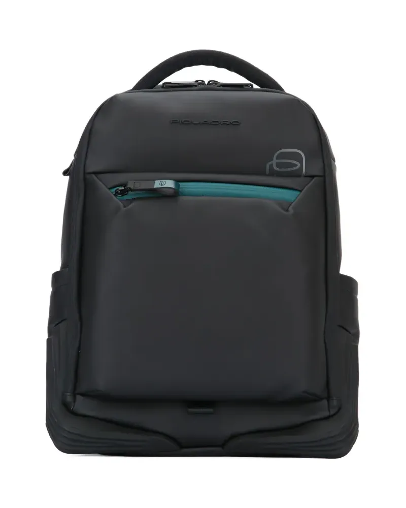 Piquadro zipped backpack - Schwarz Schwarz