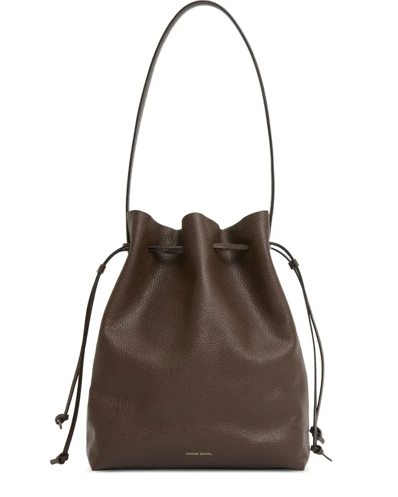 Mansur Gavriel Beuteltasche mit Print - Braun Braun