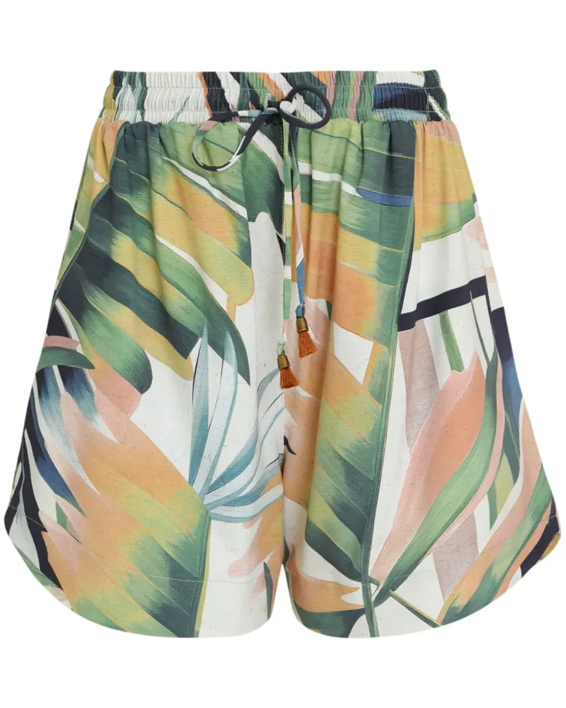Lygia & Nanny Shorts mit Blumen-Print - Grün Grün