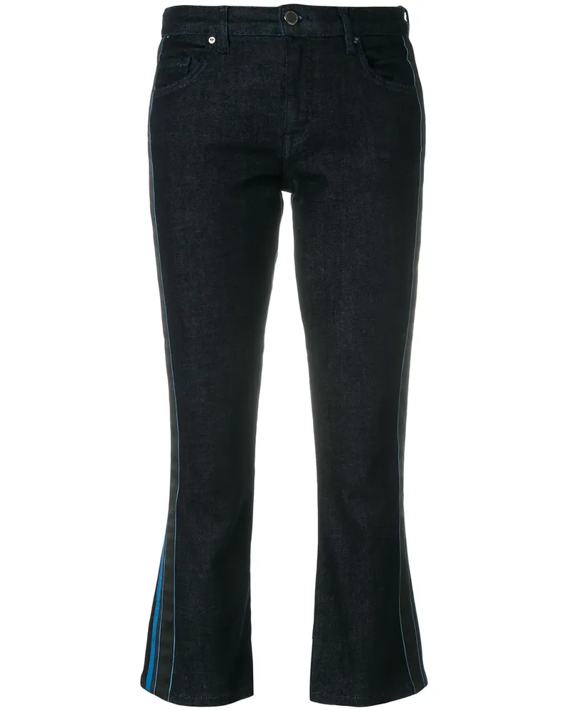 Victoria Beckham Ausgestellte Cropped-Jeans - Blau Blau