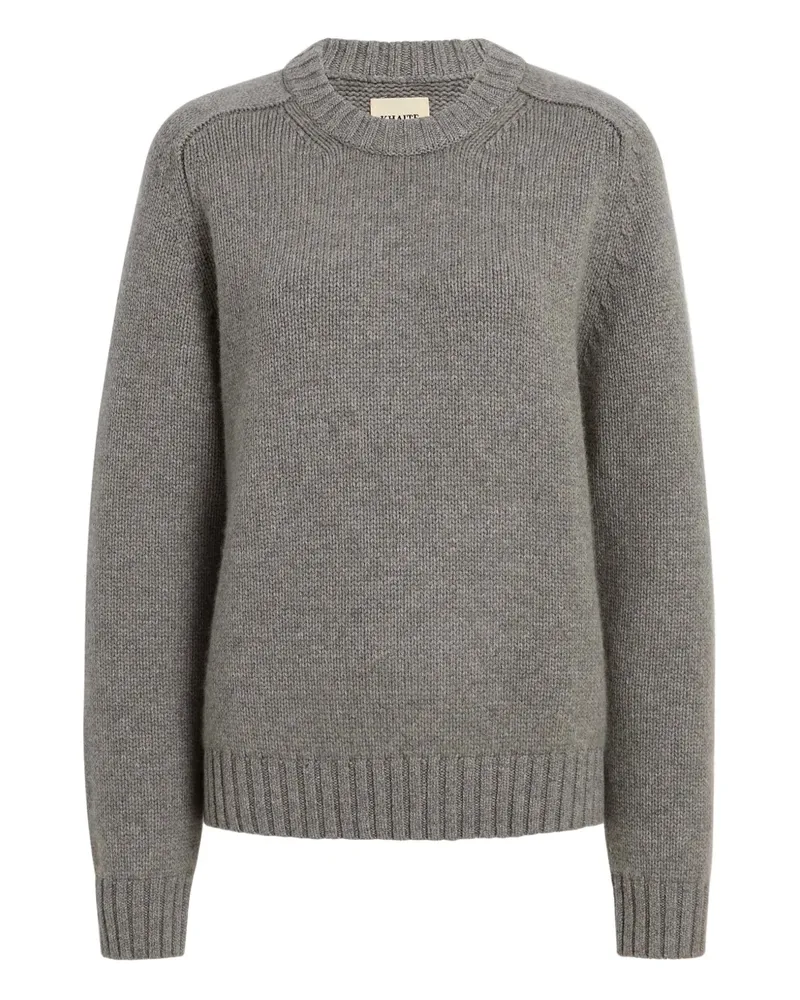 KHAITE Mae Strick mit Schulterdetail - Grau Grau