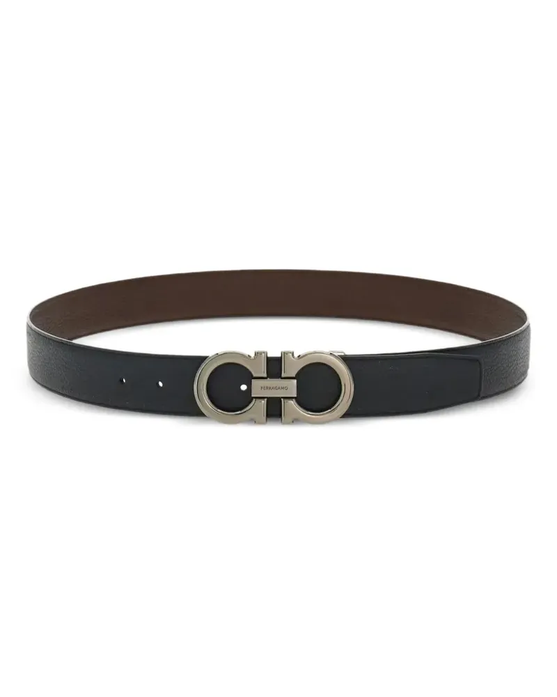 Ferragamo Gürtel mit Logo-Detail - Schwarz Schwarz