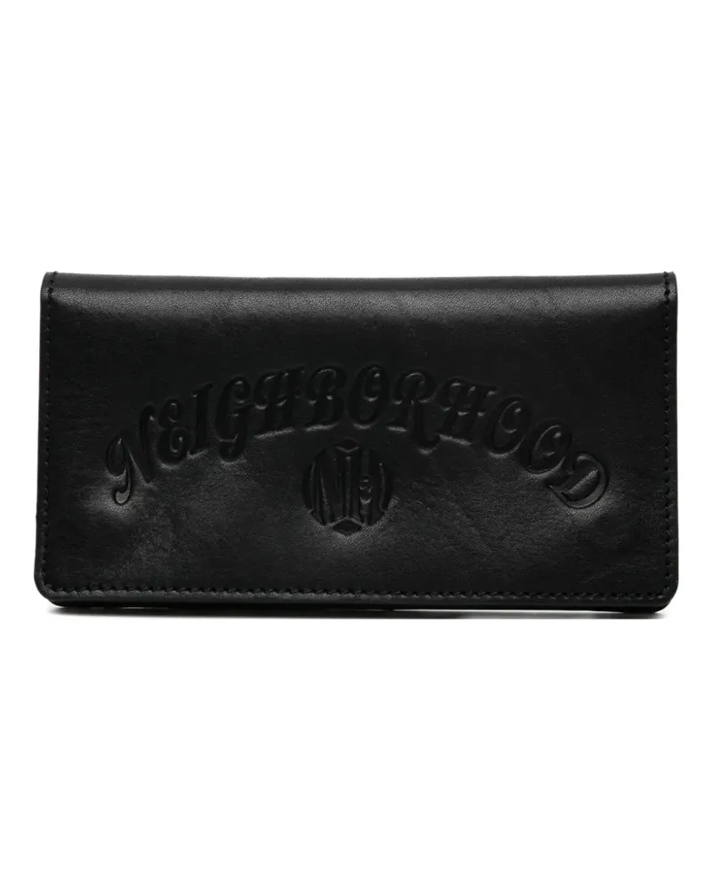 Neighborhood Portemonnaie mit Logo-Prägung - Schwarz Schwarz