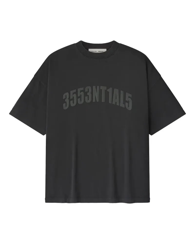 Fear of God Los Angeles 90s text-print T-shirt - Schwarz Schwarz