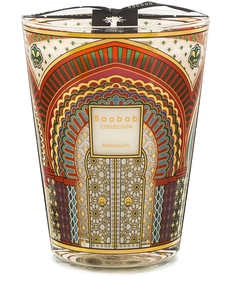 Baobab Collection Große Marrakech Kerze - Gelb Gelb