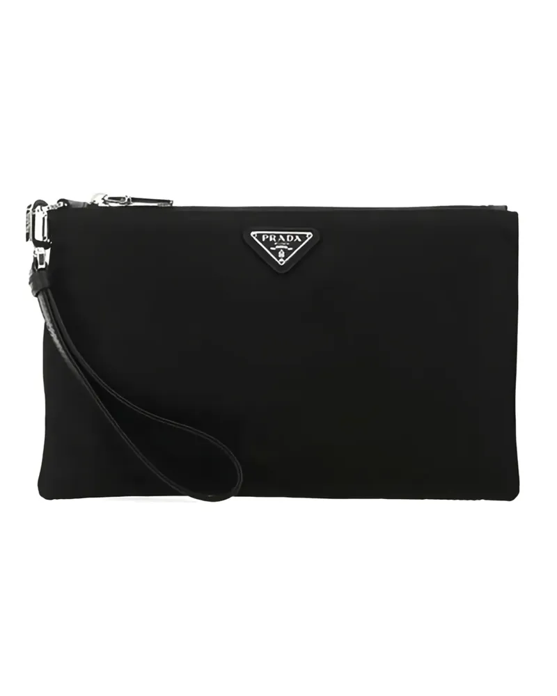 Prada Shopper mit Logo - Schwarz Schwarz