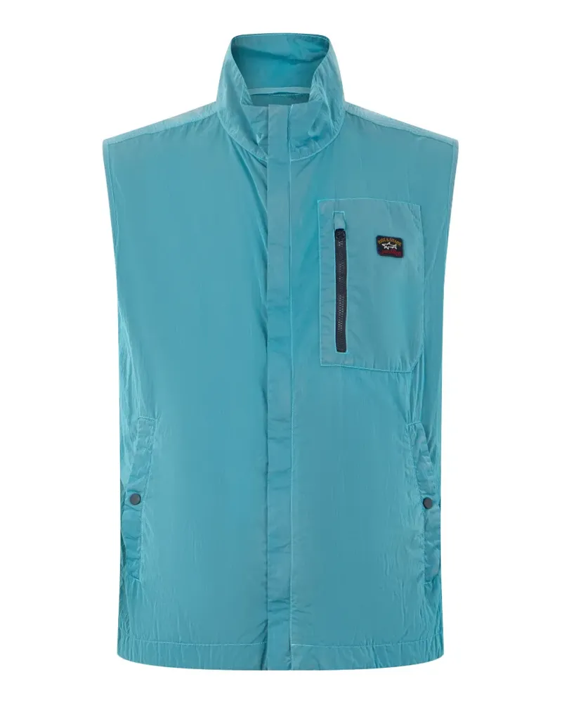 Paul & Shark zip-up sleeveless jacket - Blau Blau