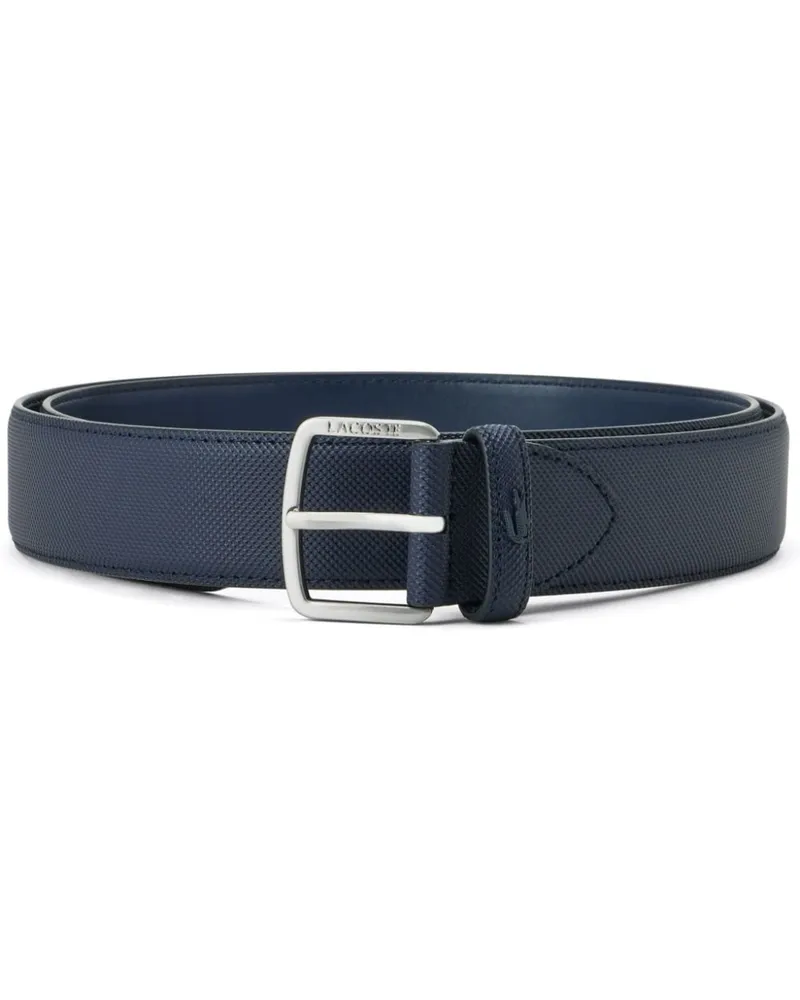 Lacoste Gürtel mit Logo-Gravur - Blau Blau