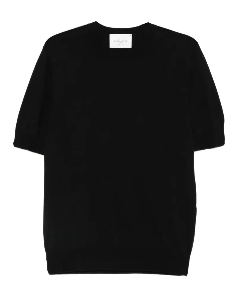 Ballantyne short-sleeve sweater - Schwarz Schwarz
