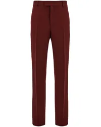 Ferragamo Klassische Straight-Leg-Hose Rot