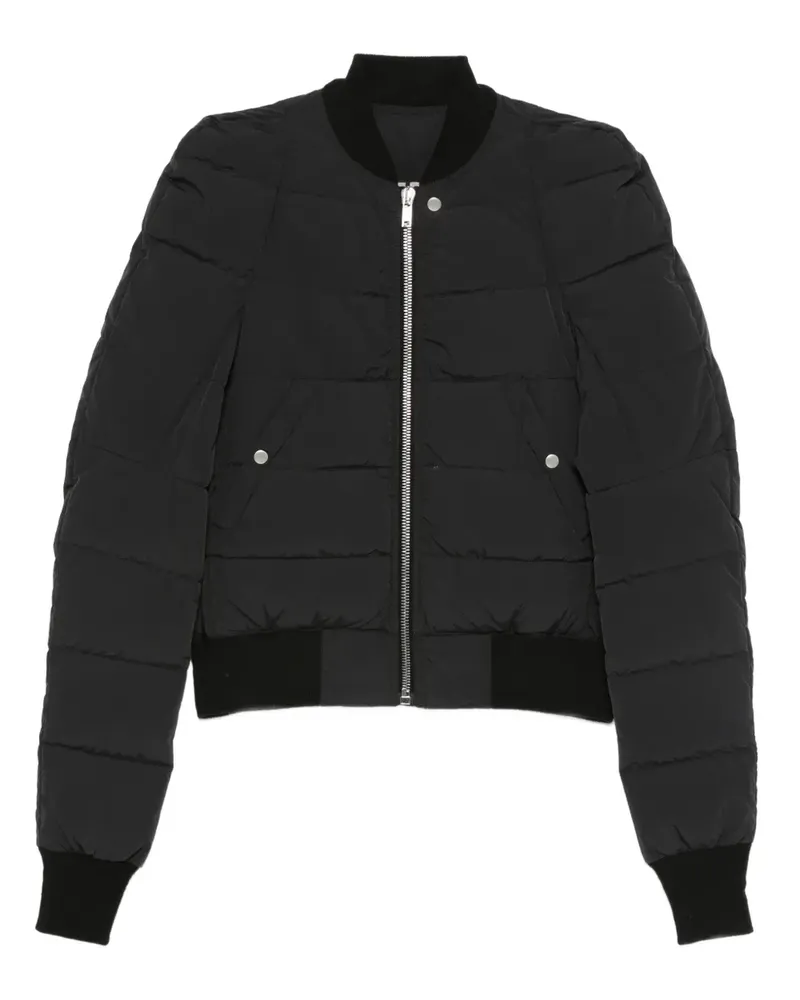 Rick Owens quilted zip-up puffer jacket - Schwarz Schwarz