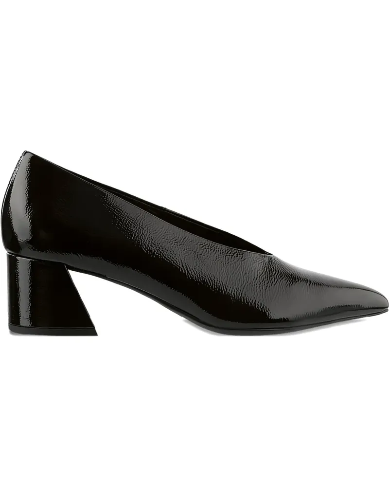 Högl Marie Lackpumps mit Blockabsatz - Schwarz Schwarz