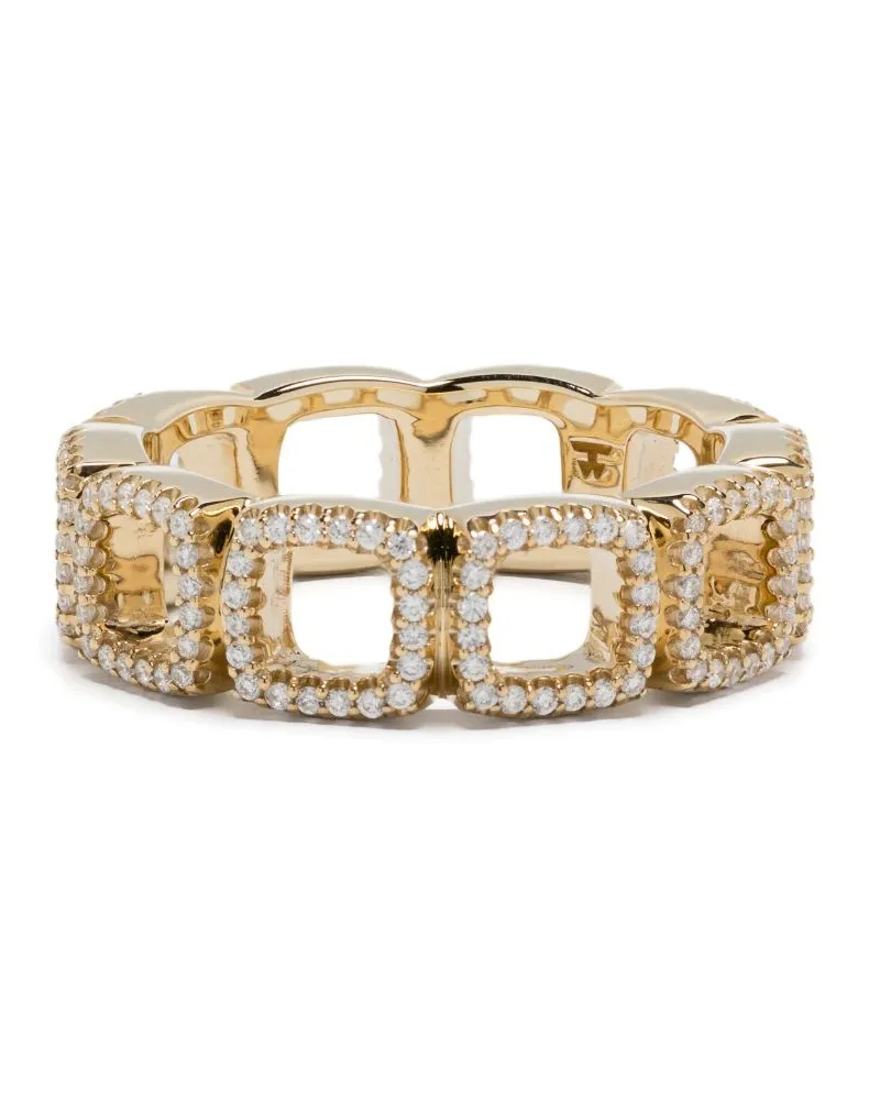 Tom Wood 9kt Cushion Goldring Gold