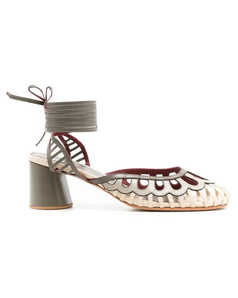Sarah Chofakian Lilibet Sandalen 50mm - Grün Grün