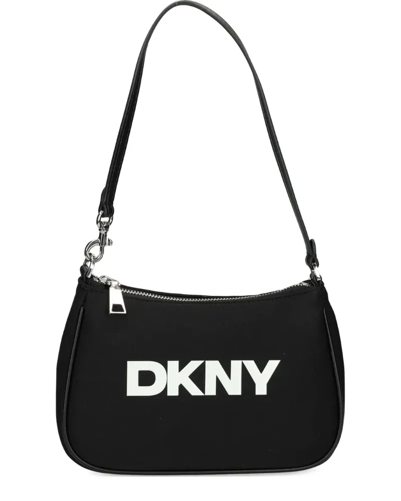 DKNY Schultertasche mit Logo-Print - Schwarz Schwarz