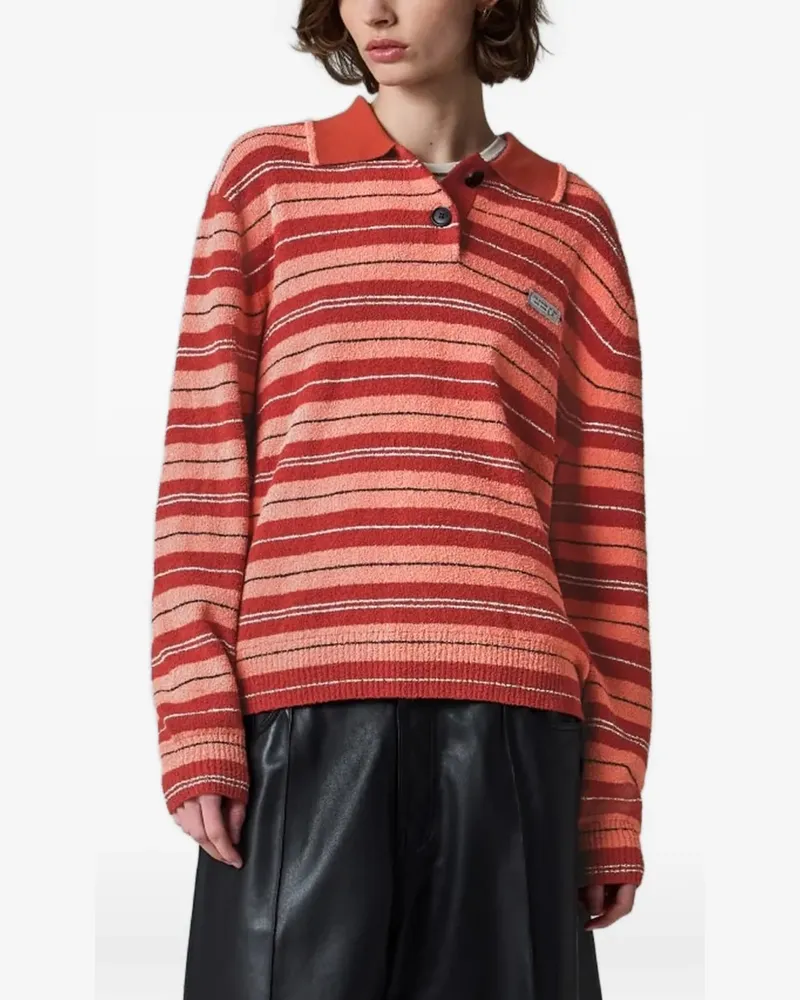 Paul Smith Gestreiftes Poloshirt - Rosa Rosa