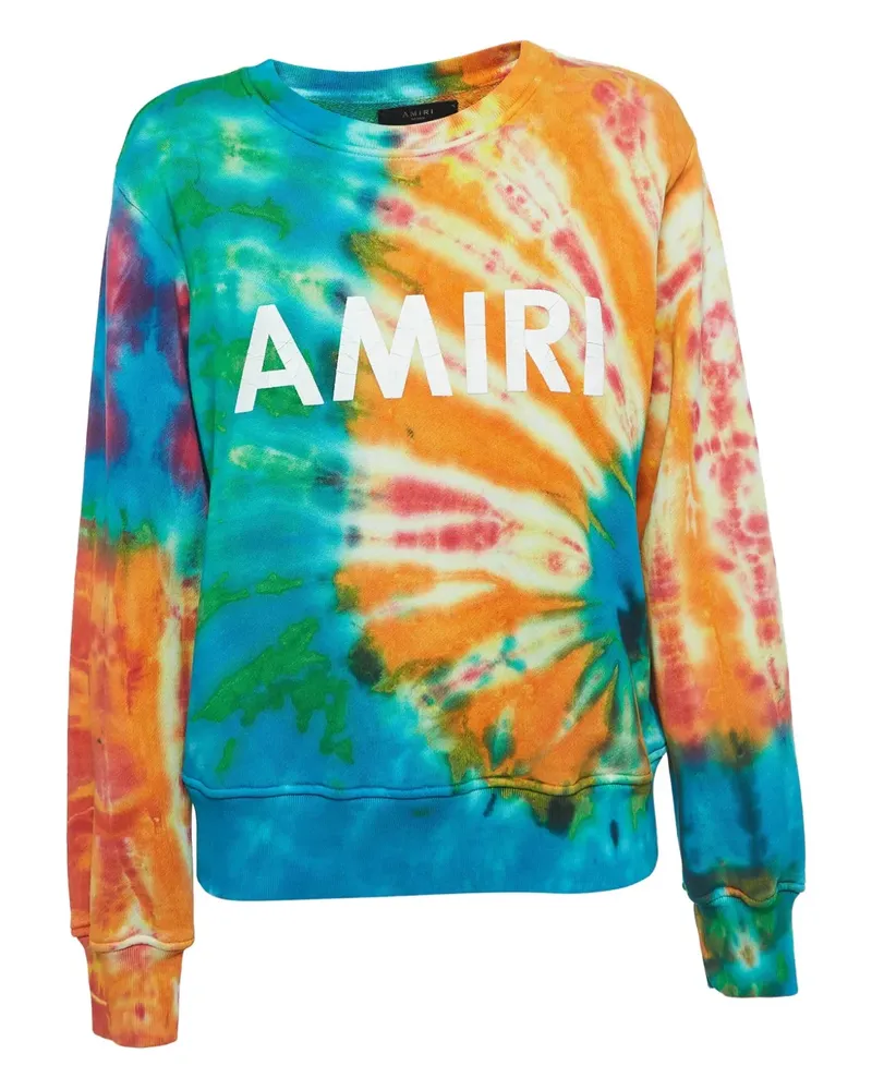 Amiri 2024 Sweatshirt mit Batikmuster - Blau Blau
