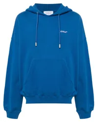 OFF-WHITE Klassischer Hoodie Blau