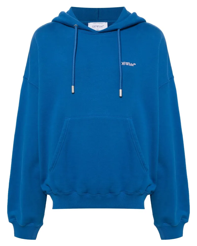 OFF-WHITE Klassischer Hoodie - Blau Blau