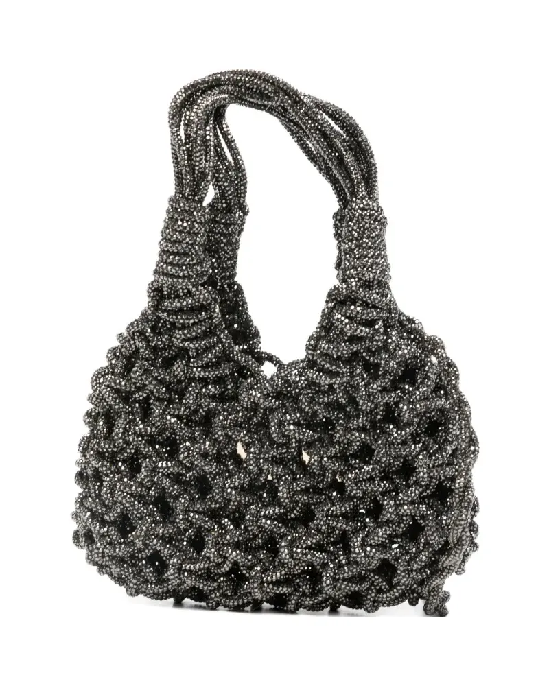 HIBOURAMA mini Vannifique tote bag - Schwarz Schwarz