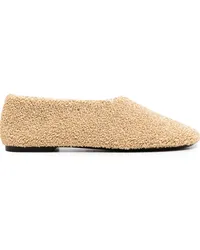 Proenza Schouler Slipper aus Bast Nude