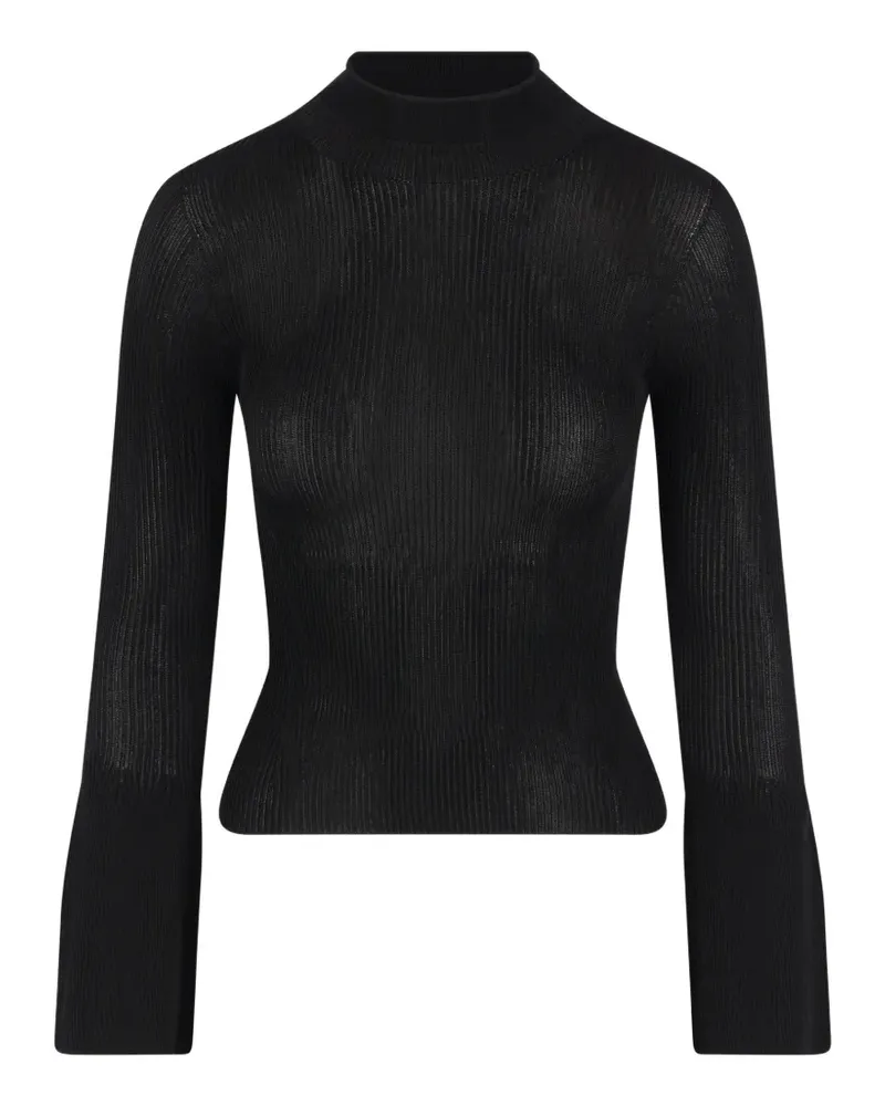 CFCL ribbed mock-neck sweater - Schwarz Schwarz