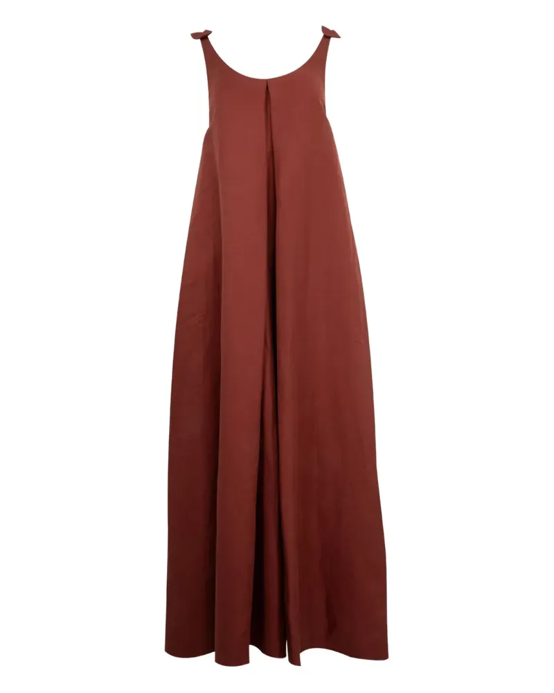 Gabriela Hearst Maxikleid mit Schleifendetail - Braun Braun