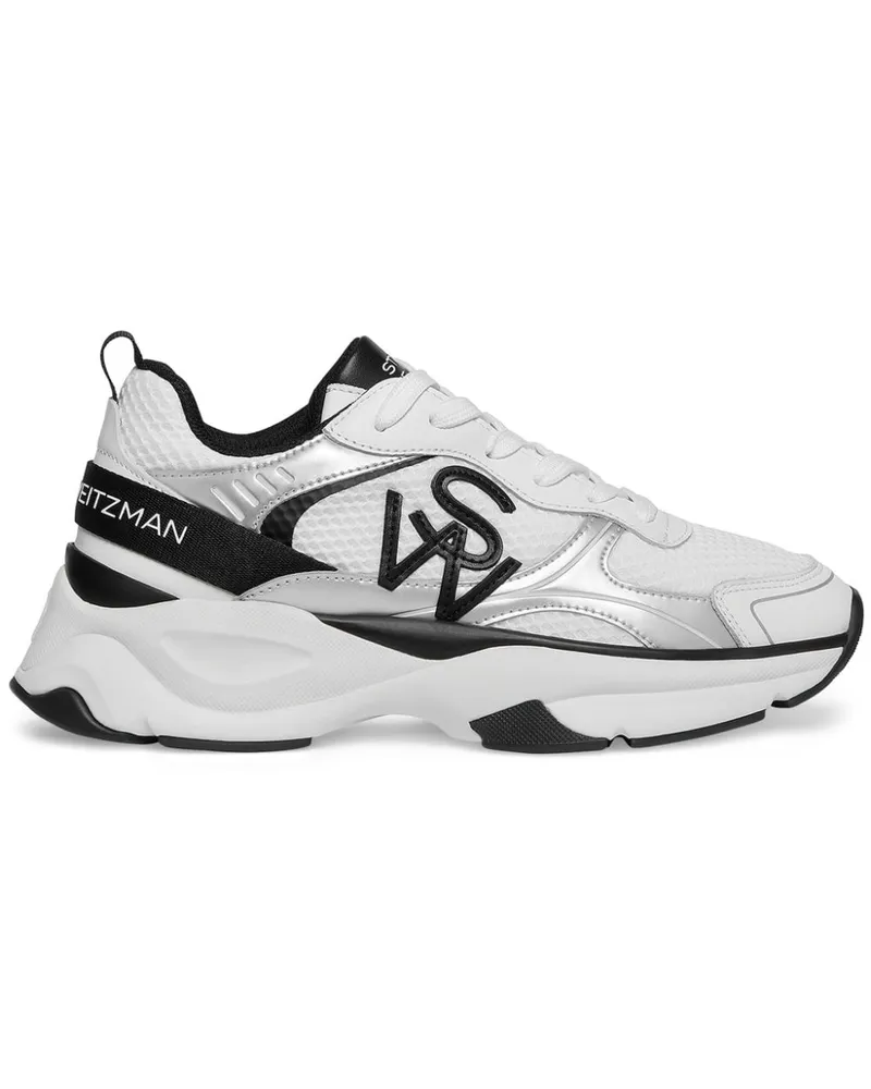 Stuart Weitzman SW Sneakers mit Logo-Applikation - Weiß Weiß