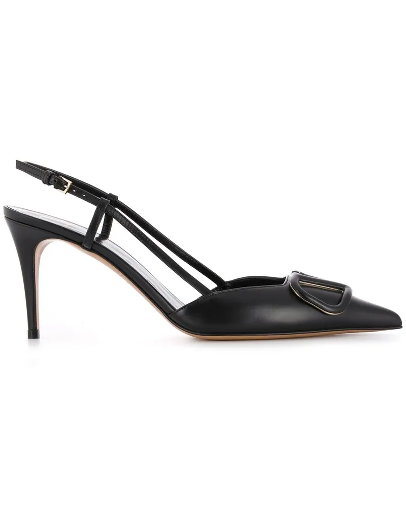Valentino Garavani VLogo Pumps 80mm - Schwarz Schwarz