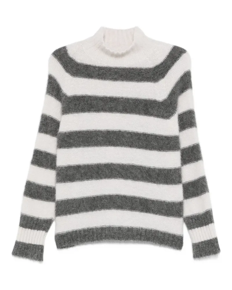 Antonelli Firenze Pullover mit Pailletten - Weiß Weiß