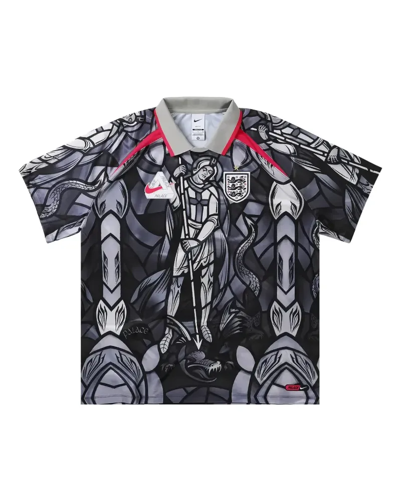 PALACE Dri-FIT England Fußballtrikot - Schwarz Schwarz