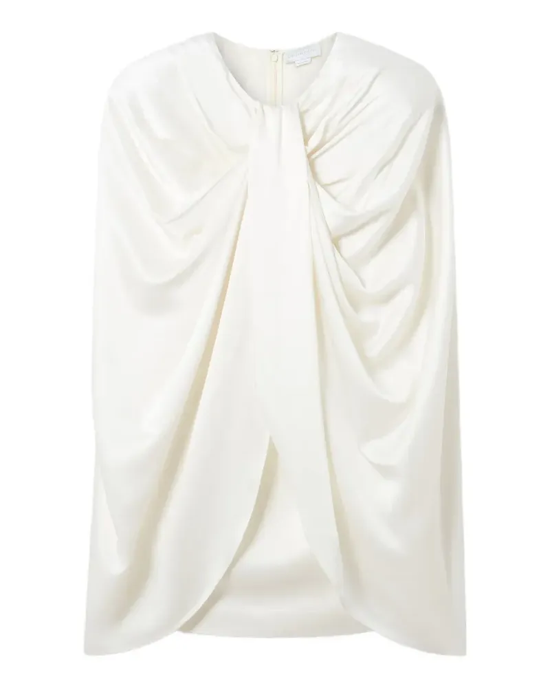 Stella McCartney Drapiertes Minikleid - Weiß Weiß
