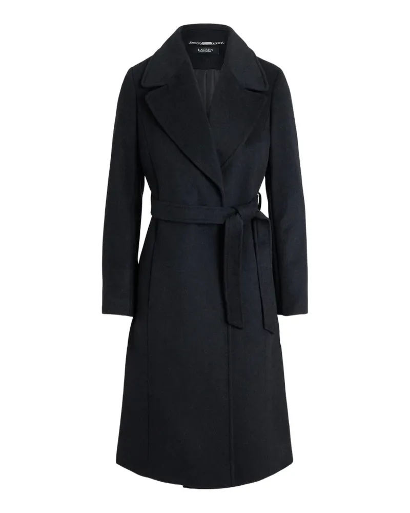 Ralph Lauren Einreihiger Mantel mit Gürtel - Grau Grau