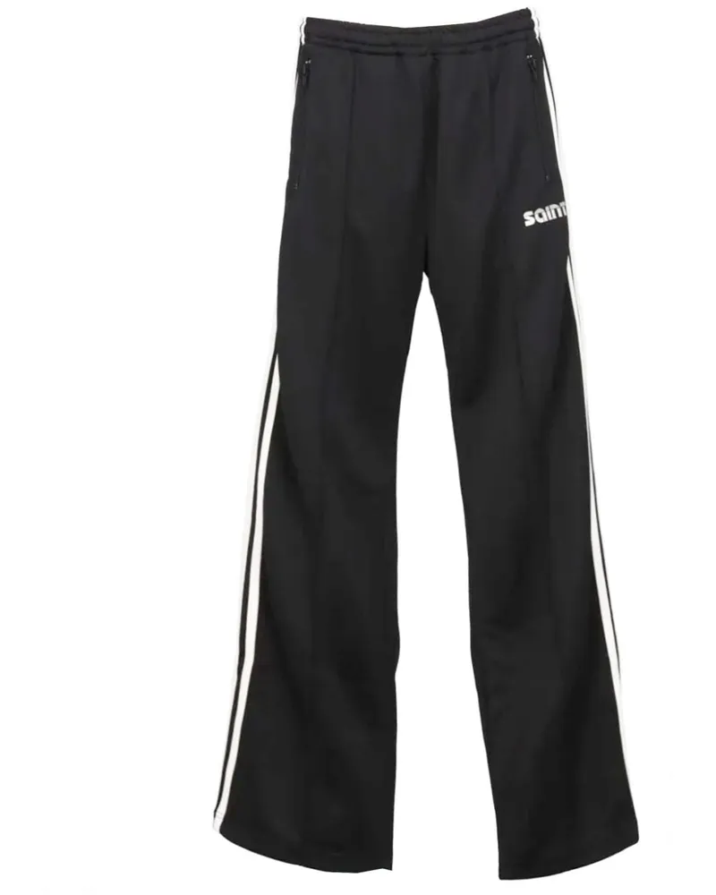SAINT MXXXXXX Jogginghose mit Logo-Stickerei - Schwarz Schwarz