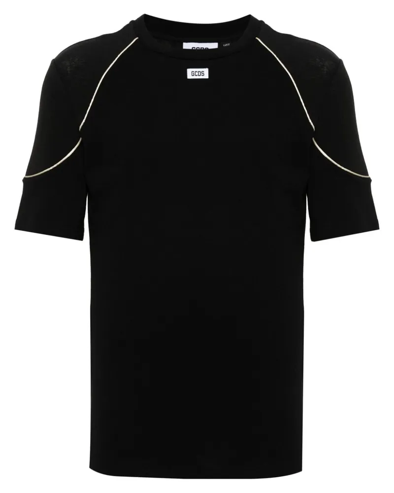 GCDS Comma T-Shirt Schwarz