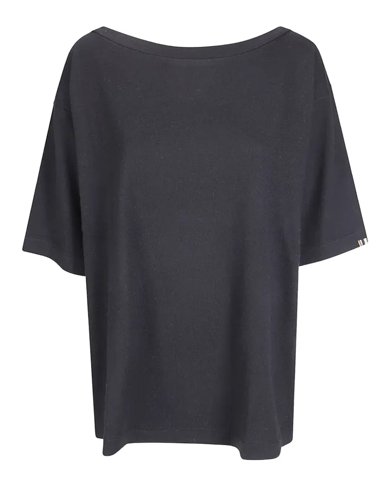 extreme cashmere Collum T-Shirt mit U-Boot-Ausschnitt - Grau Grau